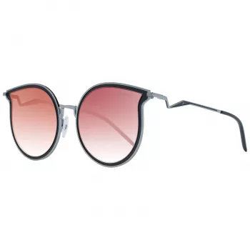 ANA HICKMANN Moteriški akiniai nuo saulės HI3066-5402A Auksiniai/Rudi Drugelio formos metalinis rėmelis Rudi gradientiniai lęšiai 54mm