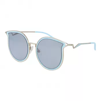ANA HICKMANN Moteriški Akiniai Nuo Saulės HI3066T-5403A Drugelio Formos Havana Rudo Acetato Rėmeliu, Gradientiniai Rudi Lęšiai 54mm