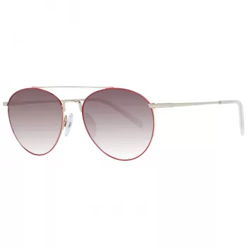 ANA HICKMANN Moteriški akiniai nuo saulės HI3133-5207A Drugelio formos Havana acetato rėmelis Gradientiniai rudi lęšiai 52mm