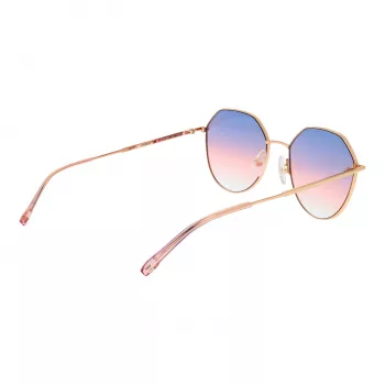 Moteriški ANA HICKMANN akiniai nuo saulės HIY3001-5205A Rudi Havana acetatinis rėmelis, rudi gradientiniai lęšiai 52/17/135 mm