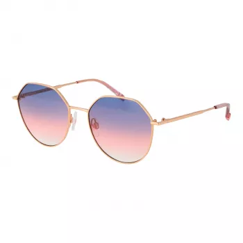Moteriški ANA HICKMANN akiniai nuo saulės HIY3001-5205A Rudi Havana acetatinis rėmelis, rudi gradientiniai lęšiai 52/17/135 mm