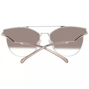 Moteriški ANA HICKMANN akiniai nuo saulės HI3096E-6104B Drugelio/Katinėlio akies rudi Havana acetato rėmeliai rudi gradientiniai lęšiai UV400 61/17/145 mm