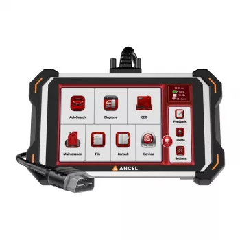 ANCEL DS600 BT profesionalus OBD2 diagnostikos skaitytuvas su 8 colių jutikliniu ekranu, 4 GB RAM, 64 GB atmintimi, 2 metų nemokami atnaujinimai
