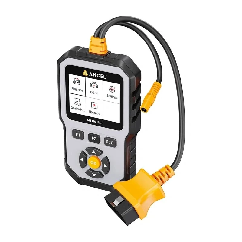ANCEL MT100 PRO Motociklo diagnostikos skaitytuvas su 3,5 colio TFT ekranu ir nemokamais atnaujinimais visam gyvenimui