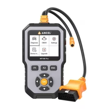 ANCEL MT100 PRO Motociklo diagnostikos skaitytuvas su 3,5 colio TFT ekranu ir nemokamais atnaujinimais visam gyvenimui