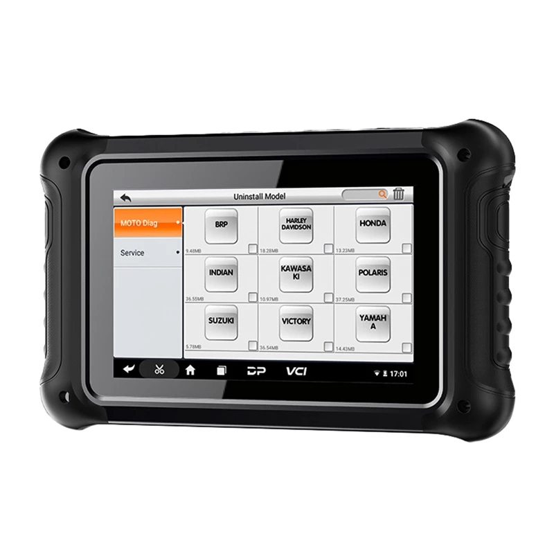 ANCEL MT700 Motociklo Diagnostinis Skaneris su 5 colių IPS Liečiamu Ekranu, 2GB RAM, 32GB ROM, 5000mAh Baterija, Visą Gyvenimą Nemokami Atnaujinimai