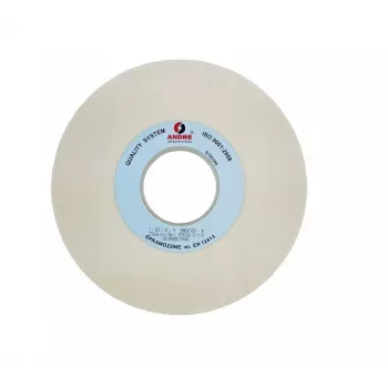 ANDRE plokščiasis šlifavimo diskas 250mm x 25mm x 76mm 99A60K7VE01-35 Baltas Tipas 1