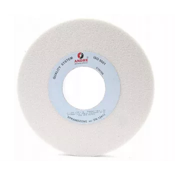ANDRE plokščiasis šlifavimo diskas 250 mm x 25 mm x 76 mm 99AY46K7VE01-35 baltas, Type 1