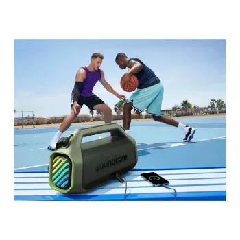 Anker Soundcore Boom 2 Plus A3134 100W Bluetooth vakarėlių garsiakalbis, IPX7 atsparus vandeniui, Green