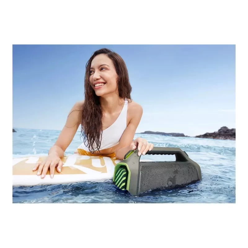 Anker Soundcore Boom 2 Plus A3134 100W Bluetooth vakarėlių garsiakalbis, IPX7 atsparus vandeniui, Green