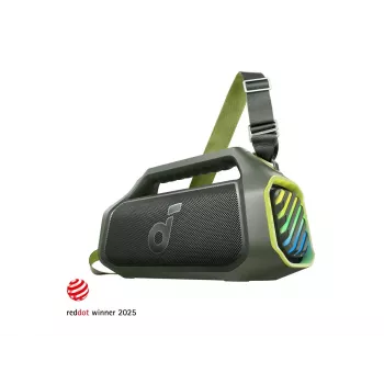 Anker Soundcore Boom 2 Plus A3134 100W Bluetooth vakarėlių garsiakalbis, IPX7 atsparus vandeniui, Green