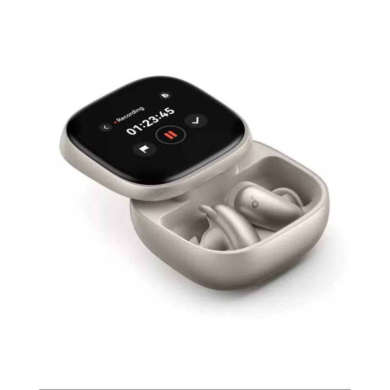 Anker Soundcore Liberty 5 Pro Max belaidės ausinės, Titanium Gold, Bluetooth 5.3, Adaptive ANC, LDAC, 50h