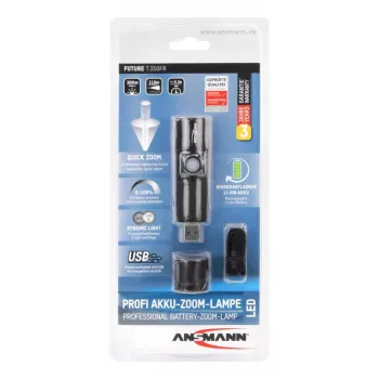 ANSMANN žibintuvėlis Future T350FR 350 liumenų CREE LED su reguliuojamu fokusu IPX4