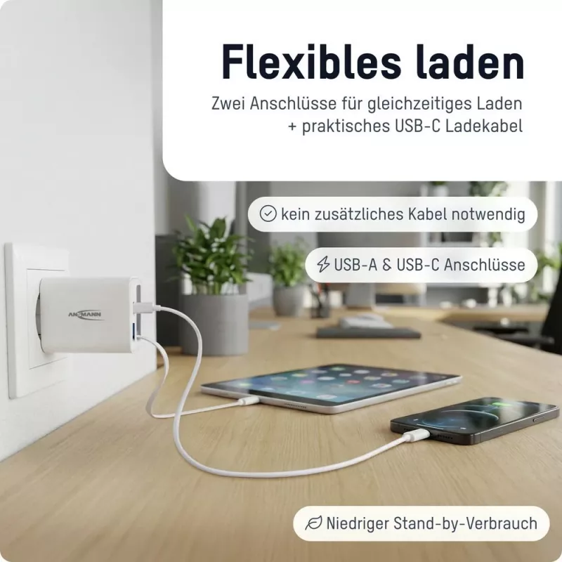 ANSMANN USB įkroviklis 230PD 30W Baltas