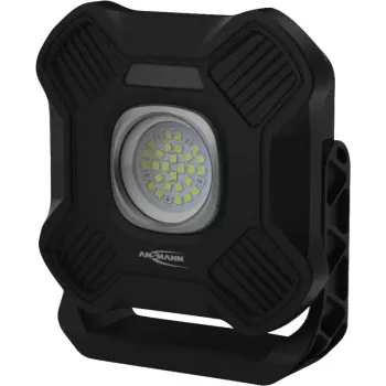 ANSMANN WL2000R Įkraunamas LED Darbinis Žibintas, Juodas, 20W, 2000lm, su Magnetu, Kabliu, Trikoju - 1 Vnt. (1600-0755)
