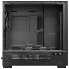 Antec Flux Pro Noctua Edition Full Tower Case, Black/Wood, su Noctua NA-FH1 ventiliatorių šerdimi