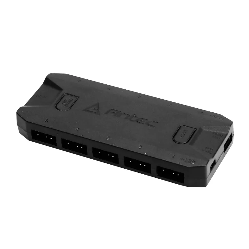 Antec Prizm 120 ARGB 5 vnt. korpuso ventiliatorių rinkinys su valdikliu - juoda