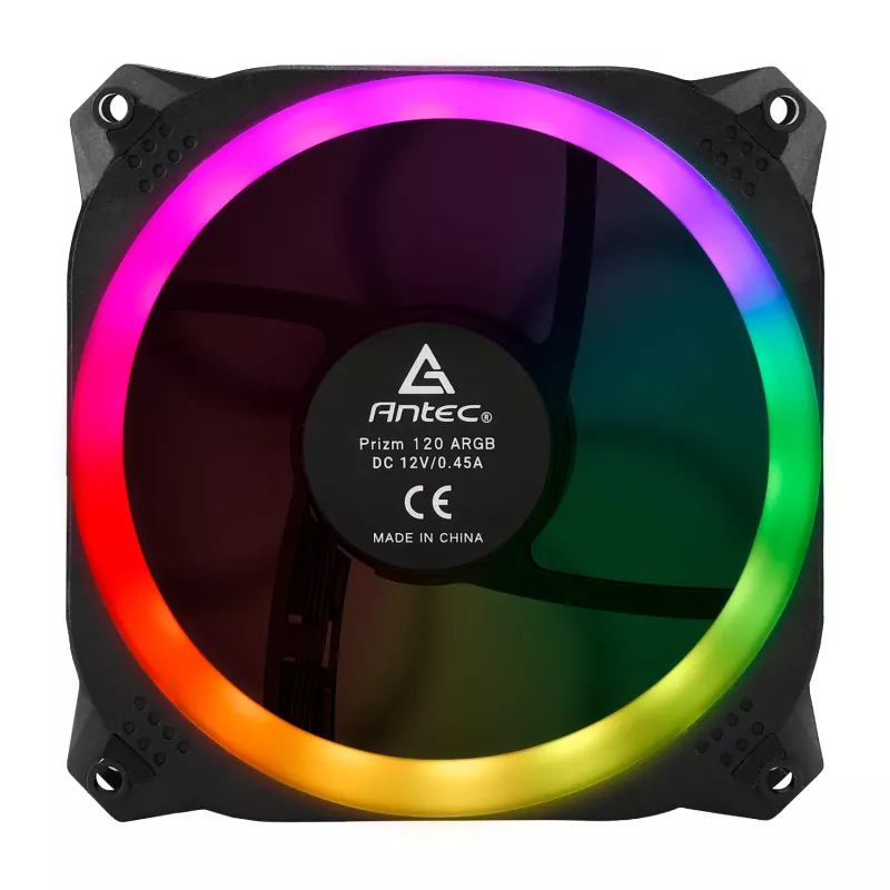 Antec Prizm 120 ARGB 5 vnt. korpuso ventiliatorių rinkinys su valdikliu - juoda