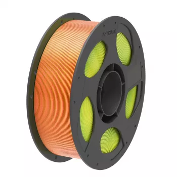 Anycubic PLA Silk Filament Tri-Color: Raudona Geltona Žalia - 1.75mm 1kg