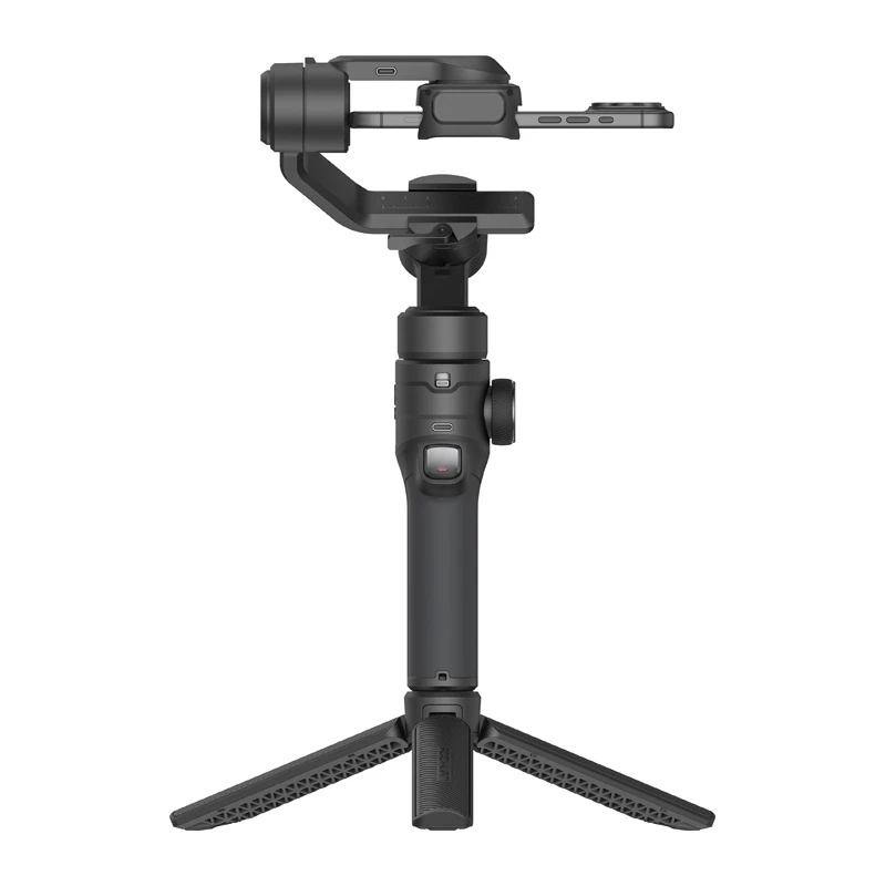 AOCHUAN S3 Smartphone Gimbal su AI sekimu, LED jutikliniu ekranu, šviesa ir powerbank funkcija