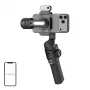 AOCHUAN S3 Smartphone Gimbal su AI sekimu, LED jutikliniu ekranu, šviesa ir powerbank funkcija