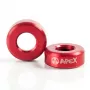 Apex Bar-Ends – CNC apdirbti 6061 aliuminio vairo galų kamščiai profesionaliam paspirtukiui (juodi, 1 pora)
