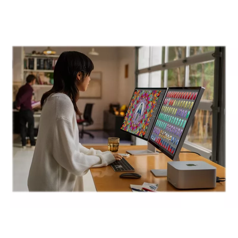 Apple Studio Display 27 colų 5K Retina monitorius, standartinis stiklas, sidabrinis, su pakreipiamu stovu
