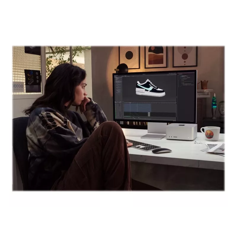Apple Studio Display 27 colų 5K Retina monitorius, standartinis stiklas, sidabrinis, su pakreipiamu stovu