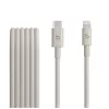 Apple USB-C į Lightning laidas (1 m) MDGL4ZM/A – baltas, pintas nailonas, MFi sertifikuotas