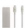 Apple USB-C į Lightning laidas (1 m) MDGL4ZM/A – baltas, pintas nailonas, MFi sertifikuotas
