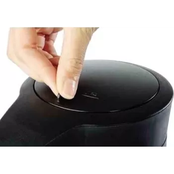 APS Budget Pump Pot 10915, 2,2L, 17 puodelių, nerūdijančio plieno su plastikiniu dangteliu, sidabrinis/juodas