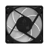 Arctic BioniX P12 A-RGB 120mm PWM ventiliatorius korpusui (3 vnt.) – adresuojamas RGB, 450-3000 RPM, 129 m³/h, juodas