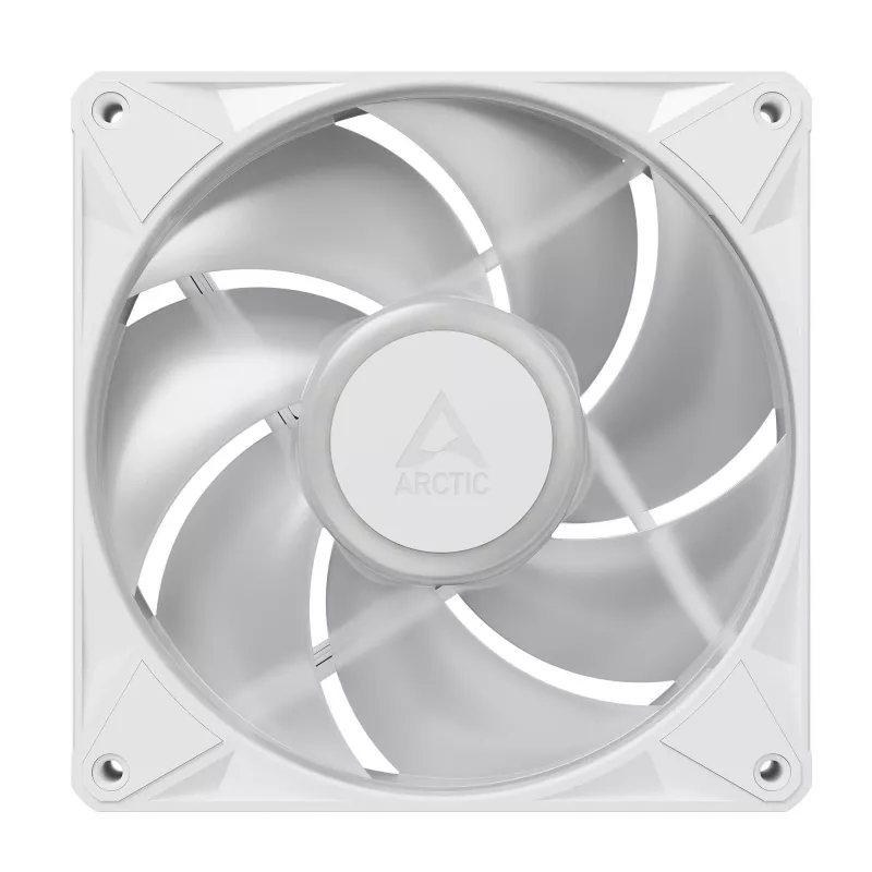 Arctic BioniX P14 A-RGB White 140mm PWM korpuso ventiliatorius su Daisy Chain, ARGB apšvietimu, 400-2500 RPM, 77.6 CFM