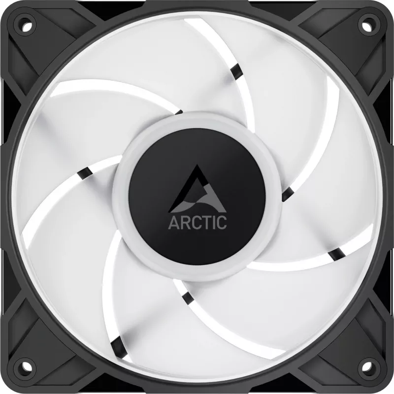 ARCTIC P12 Pro A-RGB LN 120 mm juodas korpuso ventiliatorius