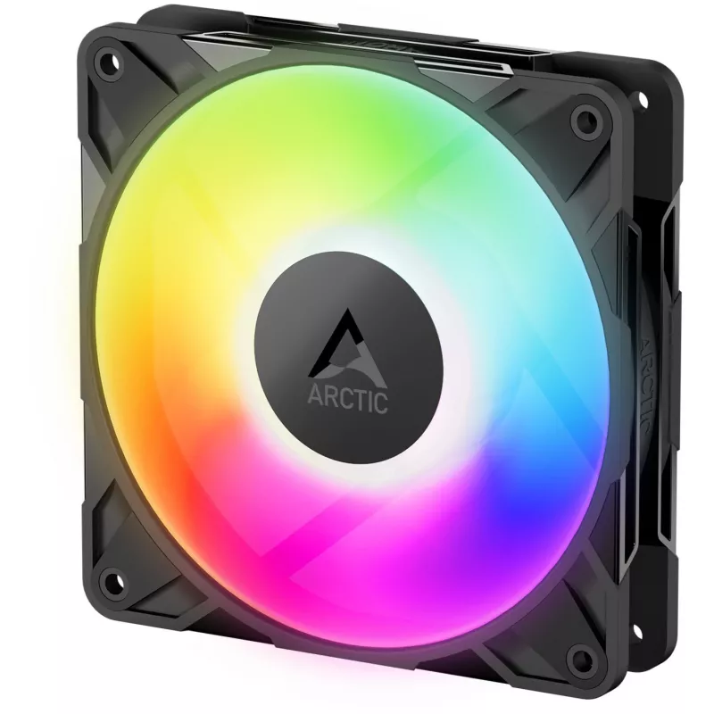 ARCTIC P12 PRO A-RGB LN 3-pack juodi 120 mm korpuso ventiliatoriai