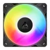 ARCTIC P12 PRO A-RGB LN 3-pack juodi 120 mm korpuso ventiliatoriai