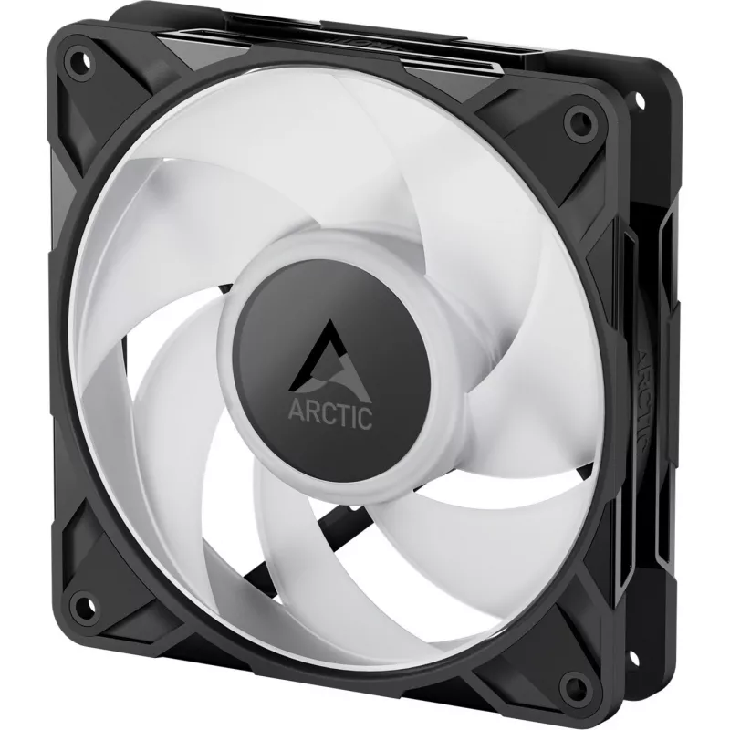 ARCTIC P12 PRO A-RGB LN 3-pack juodi 120 mm korpuso ventiliatoriai