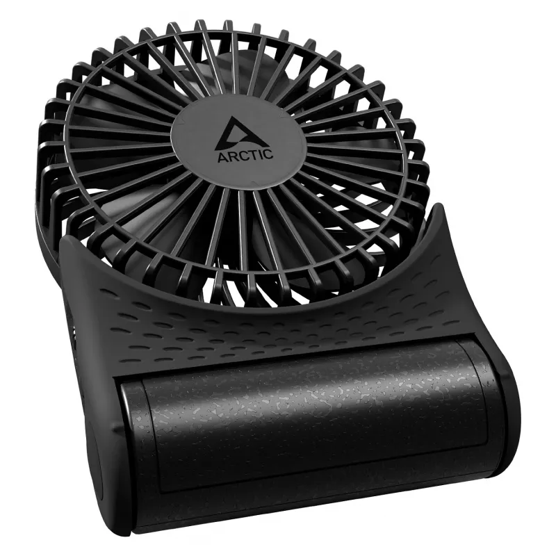 Arctic Summair 2Go įkraunamas stalinis ventiliatorius – 10 cm (juodas)