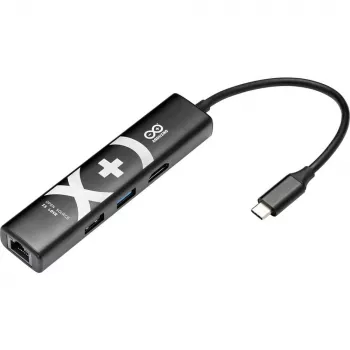 Arduino USB-C doko stotis TPX00241 8-in-1 su HDMI, Ethernet, 65W PD, juoda