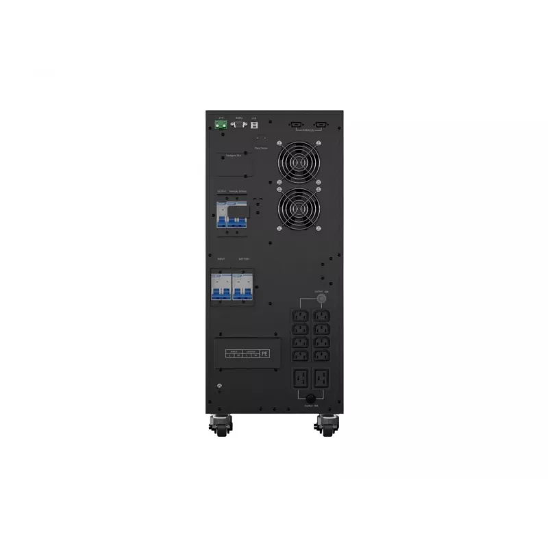 ARMAC Office On-Line PF1 6000VA 6000W Rack/Tower UPS, dvigubos konversijos, 8x IEC C13, 2x IEC C19, LCD, bedulkis metalinis korpusas