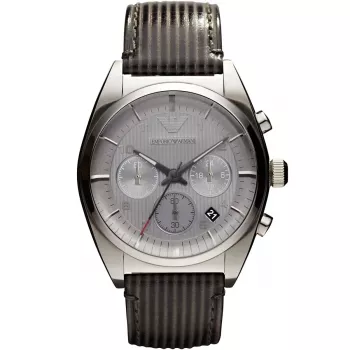 ARMANI AR0370 Vyrų Chronografinis Nerūdijančio Plieno Laikrodis 43mm