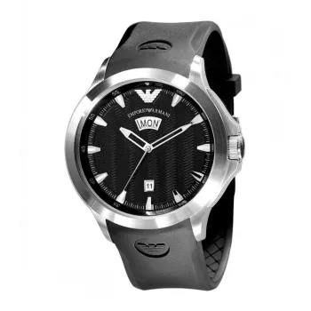 ARMANI AR0631 Vyriškas Chronografo Laikrodis Nerūdijančio Plieno 45mm