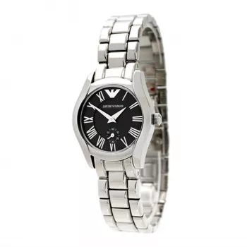 Armani AR0695 Moteriškas Kvarcinis Laikrodis 28mm Sidabrinis Nerūdijantis Plienas