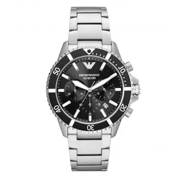 ARMANI AR11360 Vyriškas nerūdijančio plieno kvarcinis laikrodis 43mm