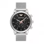 ARMANI AR11429 Vyrų Kvarcinis Chronografo Laikrodis 46mm Nerūdijantis Plienas