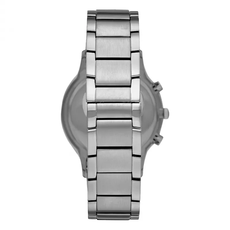 Armani AR11507 Vyriškas Kvarcinis Chronografas Laikrodis 43mm Nerūdijančio Plieno Mėlynu Ciferblatu