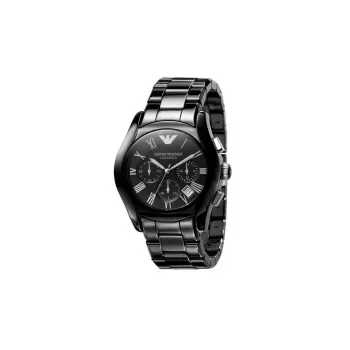 Armani AR1400 Vyriškas Keraminis Chronografo Laikrodis 42 mm Juodas