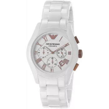 ARMANI AR1416 Vyrų Keraminis Chronografo Laikrodis 42mm Juodas