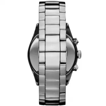 ARMANI AR1462 Vyriškas Keraminis Laikrodis 43mm Juodas Ciferblatas Chronografas
