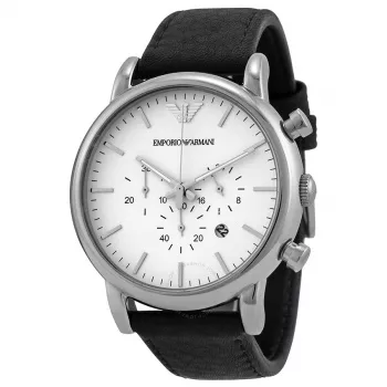 ARMANI AR1807 Vyrų Chronografinis Laikrodis 46mm Nerūdijantis Plienas